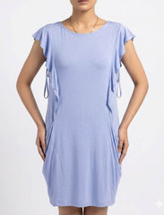 Imported Western mini dress jersey mini dress No-972 Velnoor Store