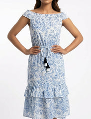 Imported Western mini dress linen mini dress No-953 Velnoor Store