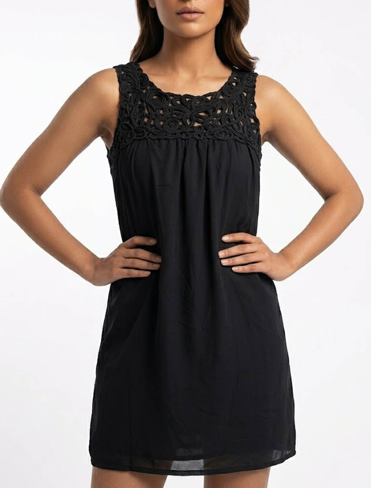 Imported Western mini dress Chiffon mini dress No-954 Velnoor Store
