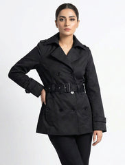 1600 Women's Straight Fit Wool Long Coat | Premium Winter Coat Pakistan - velnoor