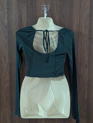 Imported Crop top jersey crop top No-3814 Velnoor Store