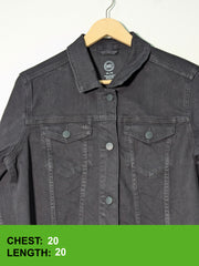 137 Black WONDER NATION Casual Denim Jacket – Everyday Fashion Pakistan | Velnoor