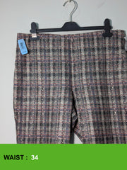 164 Checked Trouser for Women – Imported Fabric Pakistan | Velnoor