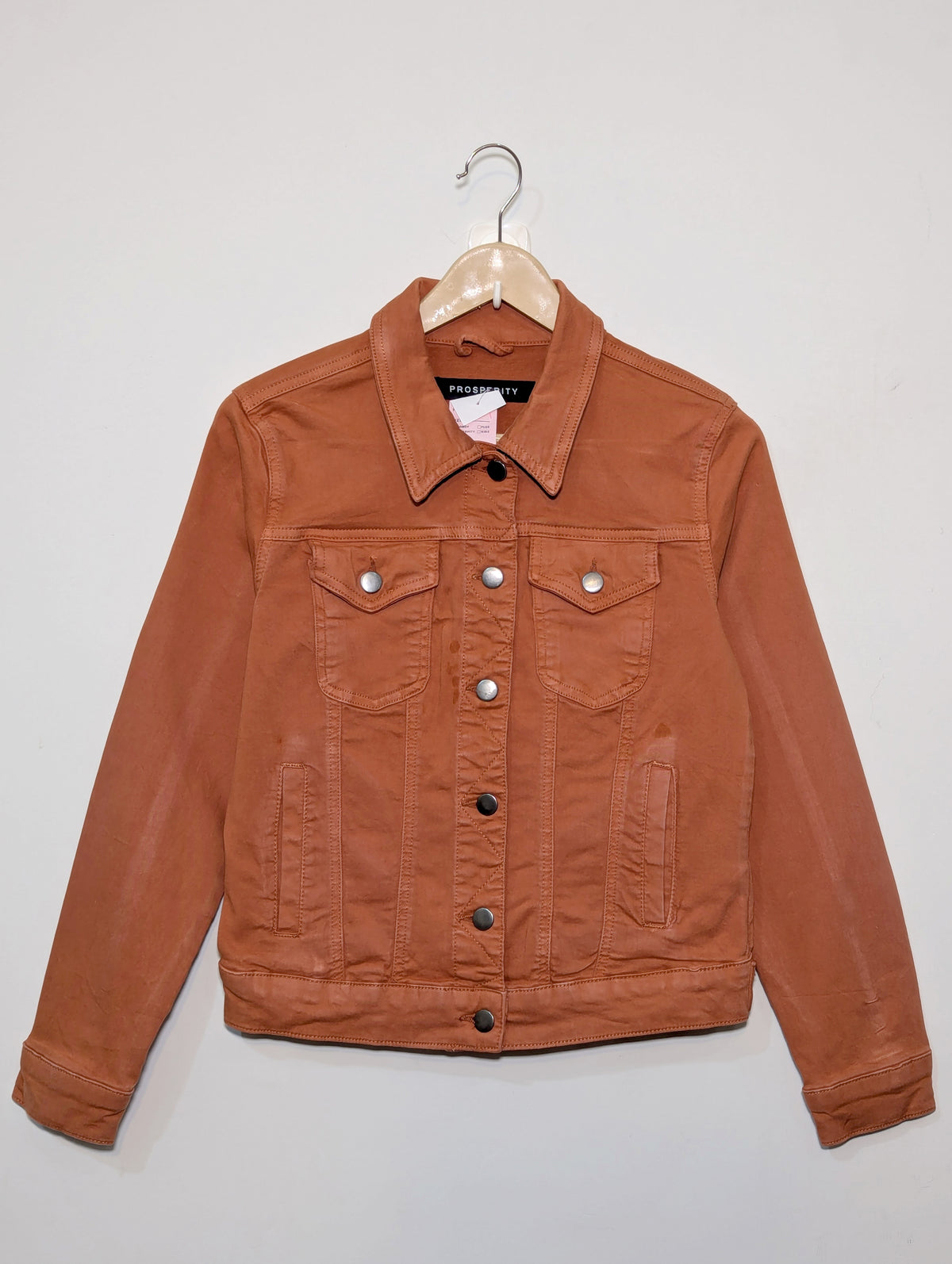 132 Trendy dark orange Denim Jacket for Girls Pakistan – Fashion Wear | Velnoor