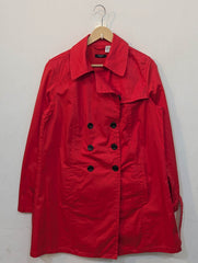 1591 Red Women's Long Coat Premium Stitch | Durable Winter Wear Pakistan - velnoor