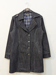1660 Women's Long Coat with Buttons | Classic Winter Coat Pakistan - velnoor