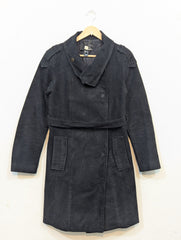 1683   Women's Long Trench Coat | Chic Winter Outerwear Pakistan - velnoor