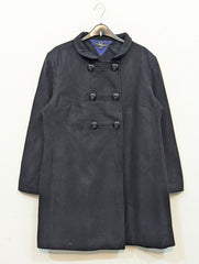 1634 Women's Long Coat Wool Blend | Soft Premium Winter Wear Pakistan - velnoor