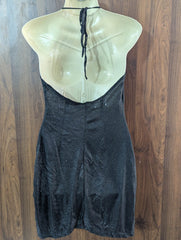 Imported Western mini dress silk mini dress No-764 Velnoor Store