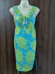 Imported Western mini dress linen mini dress No-788 Velnoor Store