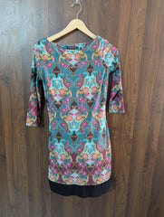 Imported western mini dress silk mini dress No-693 Velnoor Store