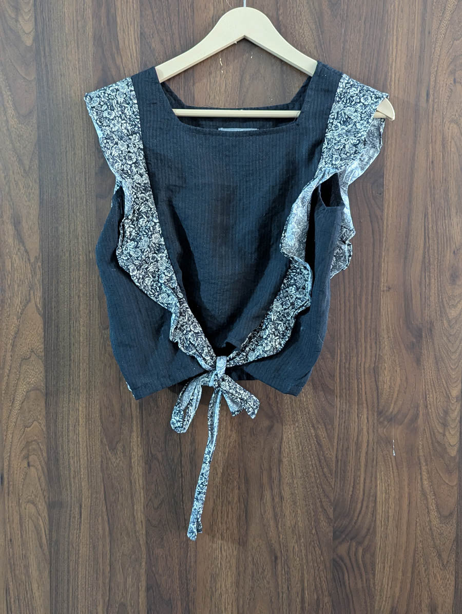 Imported crop top chiffon crop top No-1139 Velnoor Store