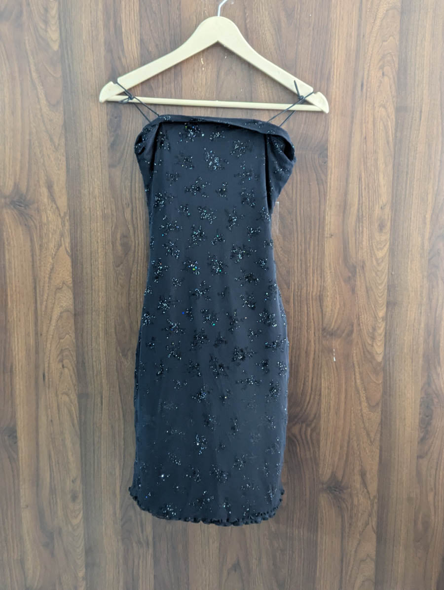 Imported Western mini dress silkjersey mini dress No-844 Velnoor Store