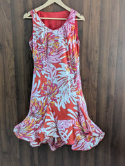 Imported Western mini dress silk mini dress No-845 Velnoor Store