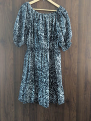 Imported Western mini dress silk jersey mini dress No-1279 Velnoor Store