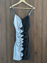 Imported Western mini dress silk jersey mini dress No-1033 Velnoor Store
