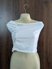 Imported crop top chiffon crop top No-684 Velnoor Store