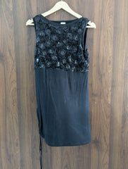 Imported Western mini dress linen mini dress No-835 Velnoor Store