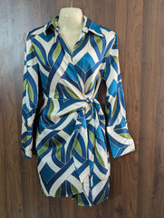 Imported Western Mini Dress silk mini dress No-505 Velnoor Store