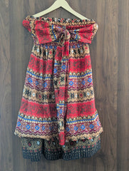 Imported Western mini dress cotton mini dress No-1029 Velnoor Store