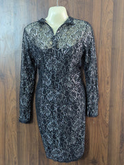 Imported Western Mini Dress net mini dress No-747 Velnoor Store