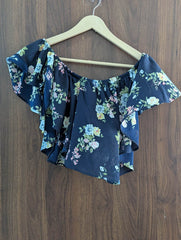 Imported crop top chiffon crop top No-1068 Velnoor Store