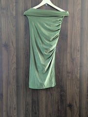 Imported Western mini dress silk mini dress No-1257 Velnoor Store
