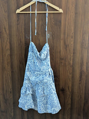 Imported Western mini dress linen mini dress No-953 Velnoor Store