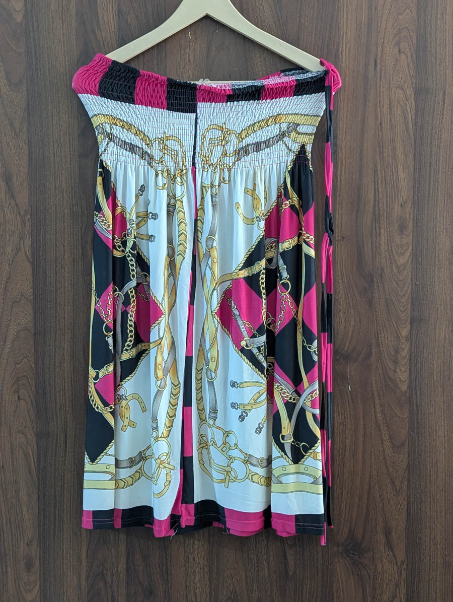 Imported Western mini dress silk jersey mini dress No-982 Velnoor Store