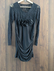 Imported Western mini dress silk jersey mini dress No-1310 Velnoor Store