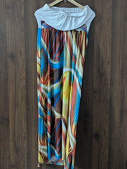 Imported Maxi silk jersey maxi No-1215 Velnoor Store