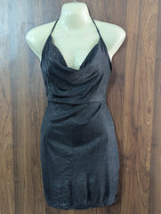 Imported Western mini dress silk mini dress No-764 Velnoor Store
