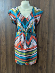 Imported Western mini dress silk mini dress No-793 Velnoor Store