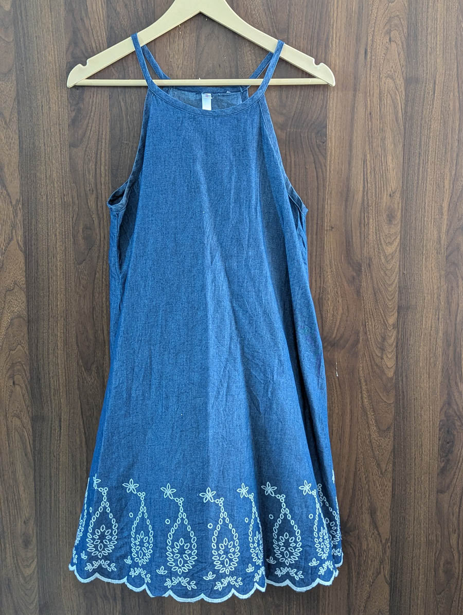 Imported Western mini dress jersey mini dress No-934 Velnoor Store