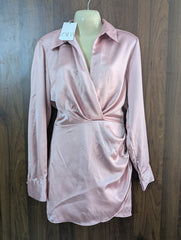 Imported Western Mini Dress silk mini dress No-735 Velnoor Store