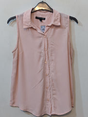 Banana Republic Sleeveless Top 211 - Premium Quality. Fashion Apparel Chiffon Fabric