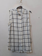 Limited Edition Sleeveless Top 146 - Premium Quality. Linen Comfort, Stylish Fashion