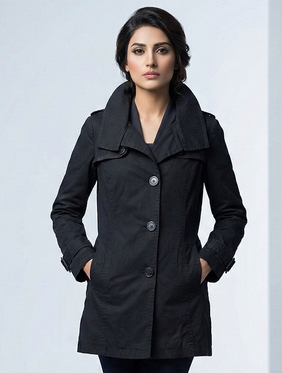 1662 Women's Long Coat | Premium Winter Outerwear Pakistan - velnoor