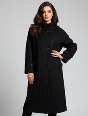 1688   Women's Long Coat with Hoodie | Warm Casual Wear Pakistan - velnoor