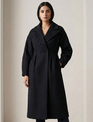 1664 Women's Classic Long Coat | Elegant Winter Coat Pakistan - velnoor