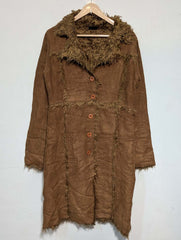 607  Women's Long Coat Anti-Cold | Thick Winter Wear Pakistan - velnoor