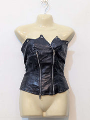 869 Women's Shiny Leather Party Dress | Glamorous Night Wear Pakistan -velnoor