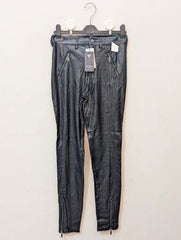 844  Women's Soft Faux Leather Pants | Everyday Wear Leather Trousers Pakistan - velnoor