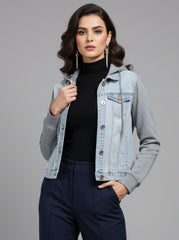 1139 Girls Short Denim Jacket – Stylish & Trendy Pakistan | Velnoor