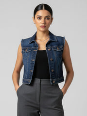 1102 Trendy Girls Denim Jacket – Shop Online Pakistan | Velnoor