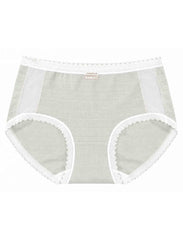 Premium Women’s Soft Mid-Waist Free Size Panty with Lace Trim & Breathable Side Panels